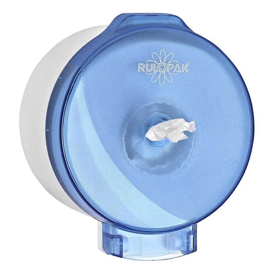 Rulopak R-3015 S Modern İçten Çekmeli Tuvalet Kağıdı Dispenseri Transparan Mavi