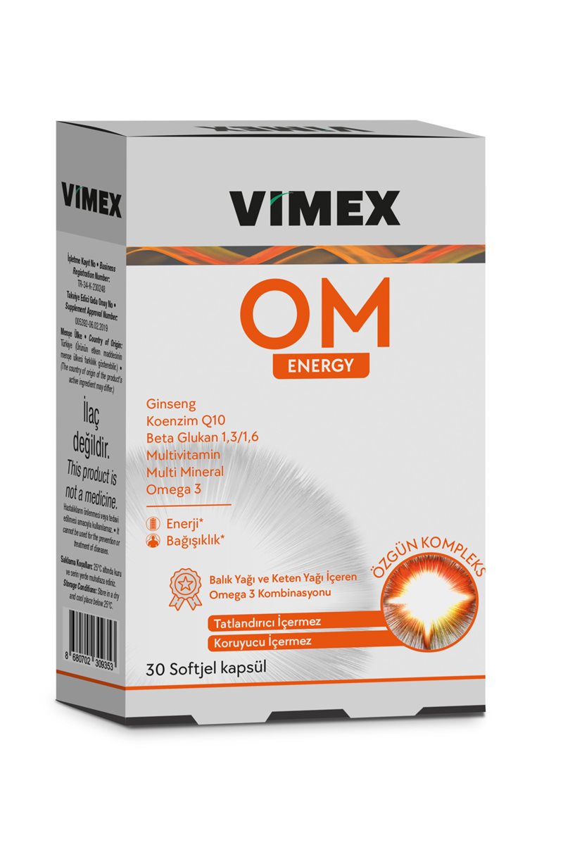 VIMEX OM ENERGY 30 KAPSÜL