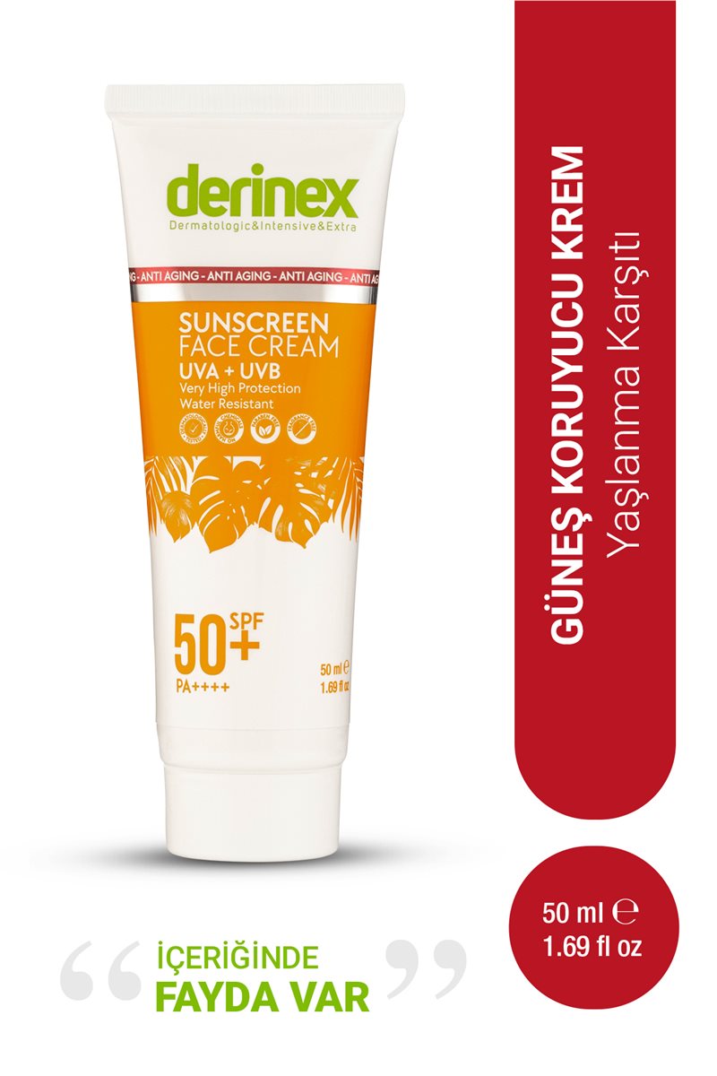 Güneş Kremi Spf 50 Anti Aging Yaşlanma Karşıtı 50 ml