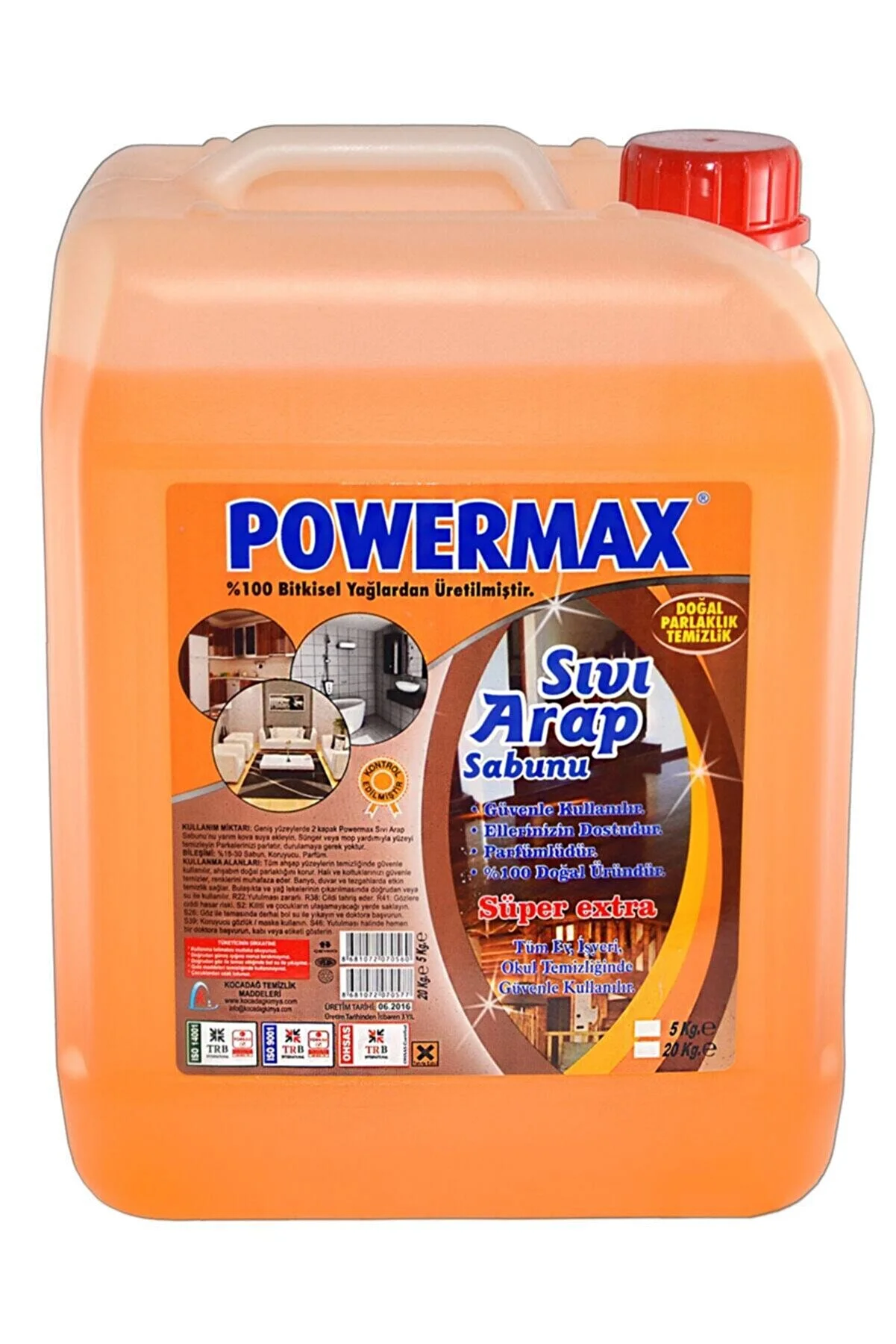 Powermax Sıvı Arap Sabunu 5 Kg 