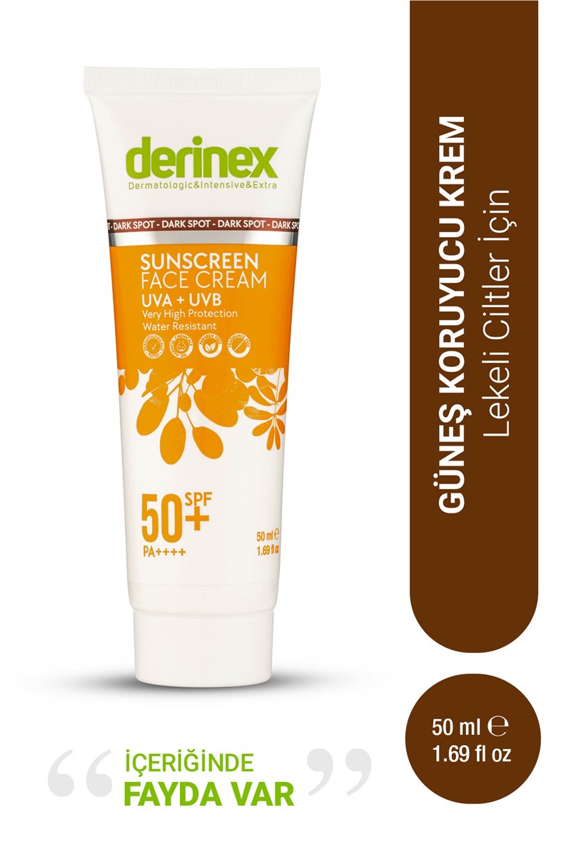 Güneş Koruyucu Krem Spf 50 Lekeli Ciltler Için 50 ml